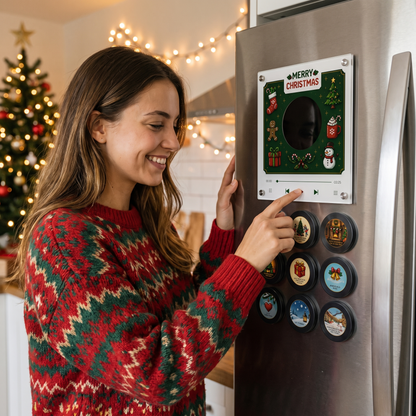 Christmas Vinyl Player Set