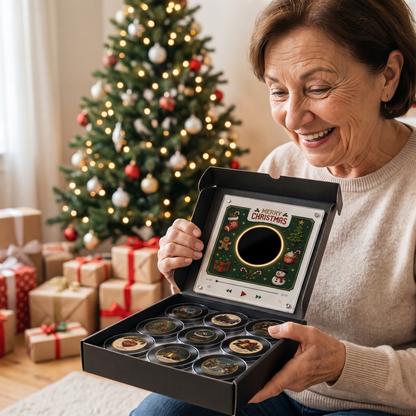 Christmas Vinyl Player Set